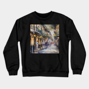 Memories of New Orleans - Bourbon Street Crewneck Sweatshirt